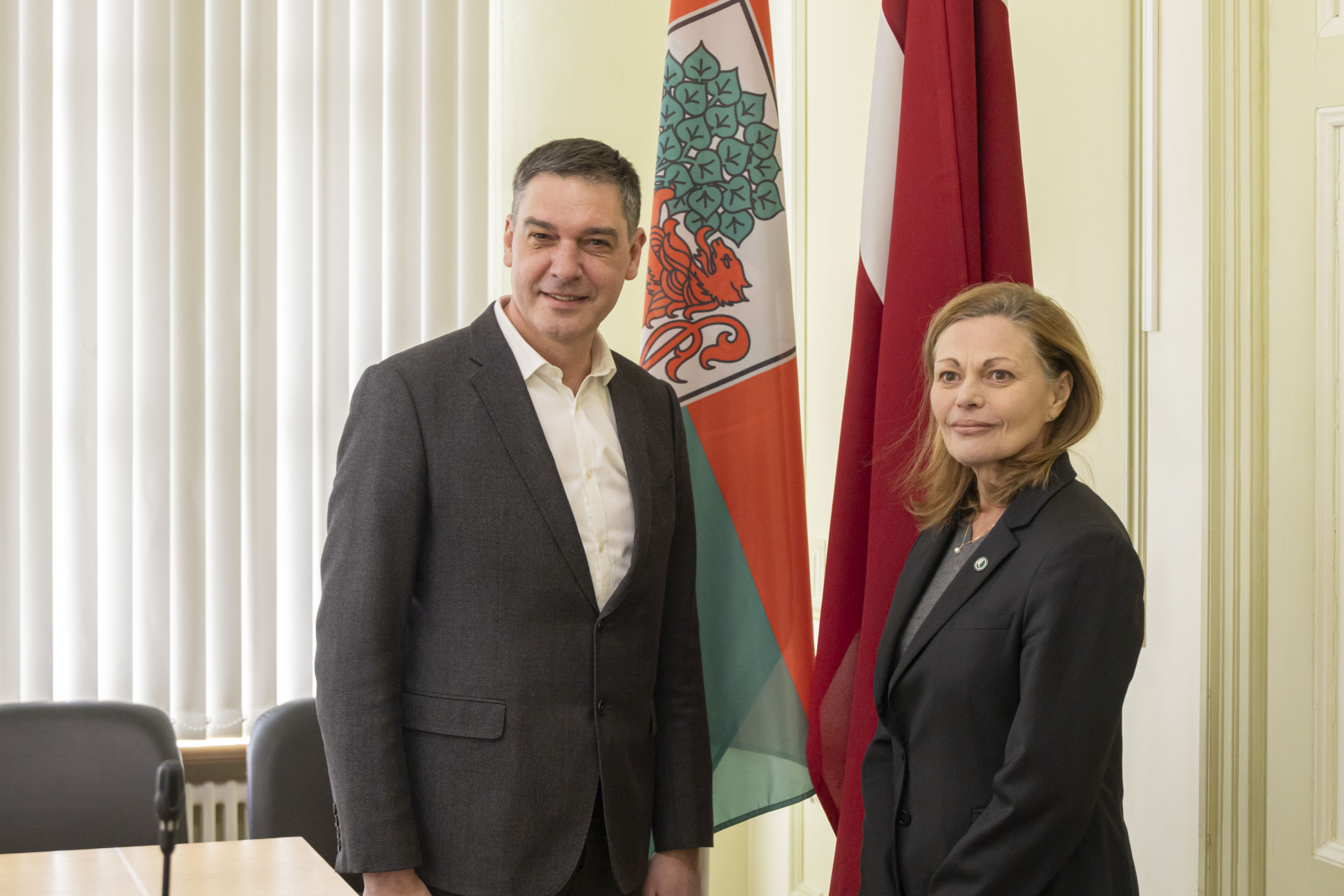 Meeting with Mayor of Liepāja