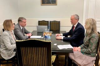 Meeting the Minister of Health and the Minister of Welfare of the Republic of Latvia