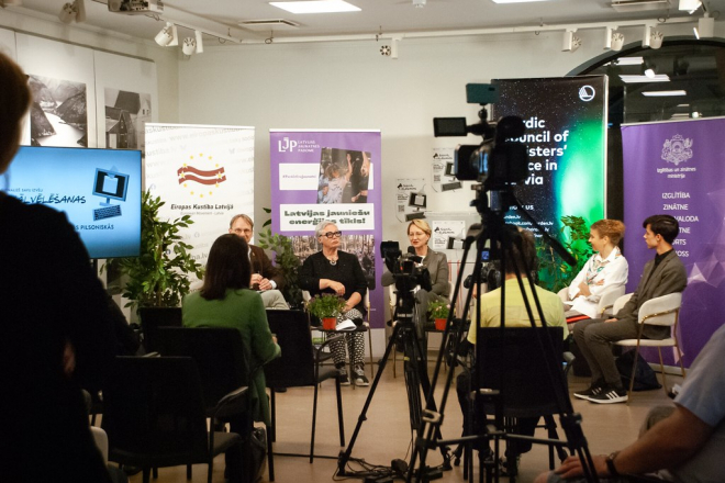 Panel discussion about the Signal elections in Latvia