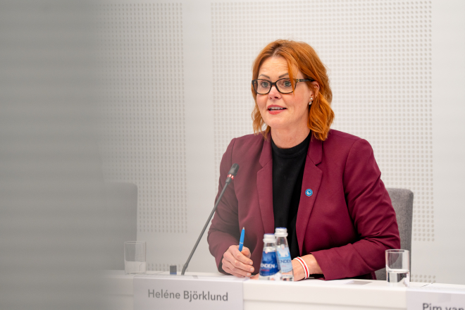 Helene Bjorklund in Riga