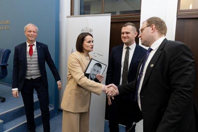 Stefan Eriksson participates at the public discussion by the Latvian Institute of International Affairs