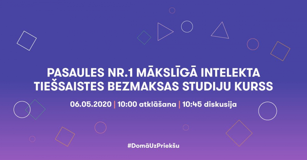 Free study course about AI for everyone also in Latvian