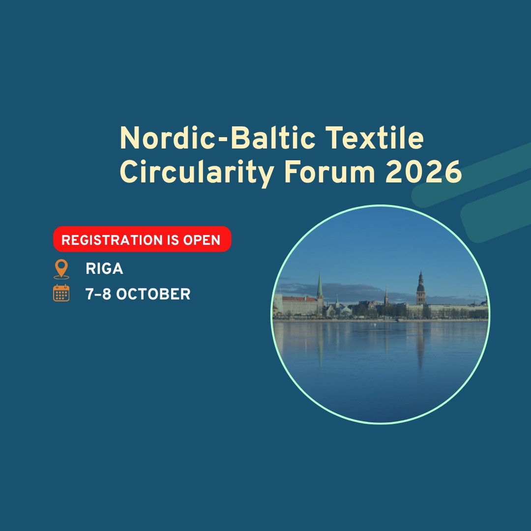 Ziemeļvalstu un Baltijas valstu tekstila apritīguma forums 2026