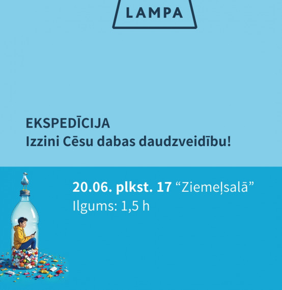EKSPEDĪCIJA: Izzini Cēsu dabas daudzveidību!