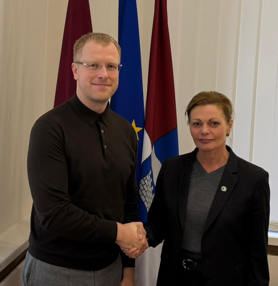 Nīnas Hvidas Ēnevoldsenas vizīte Daugavpilī