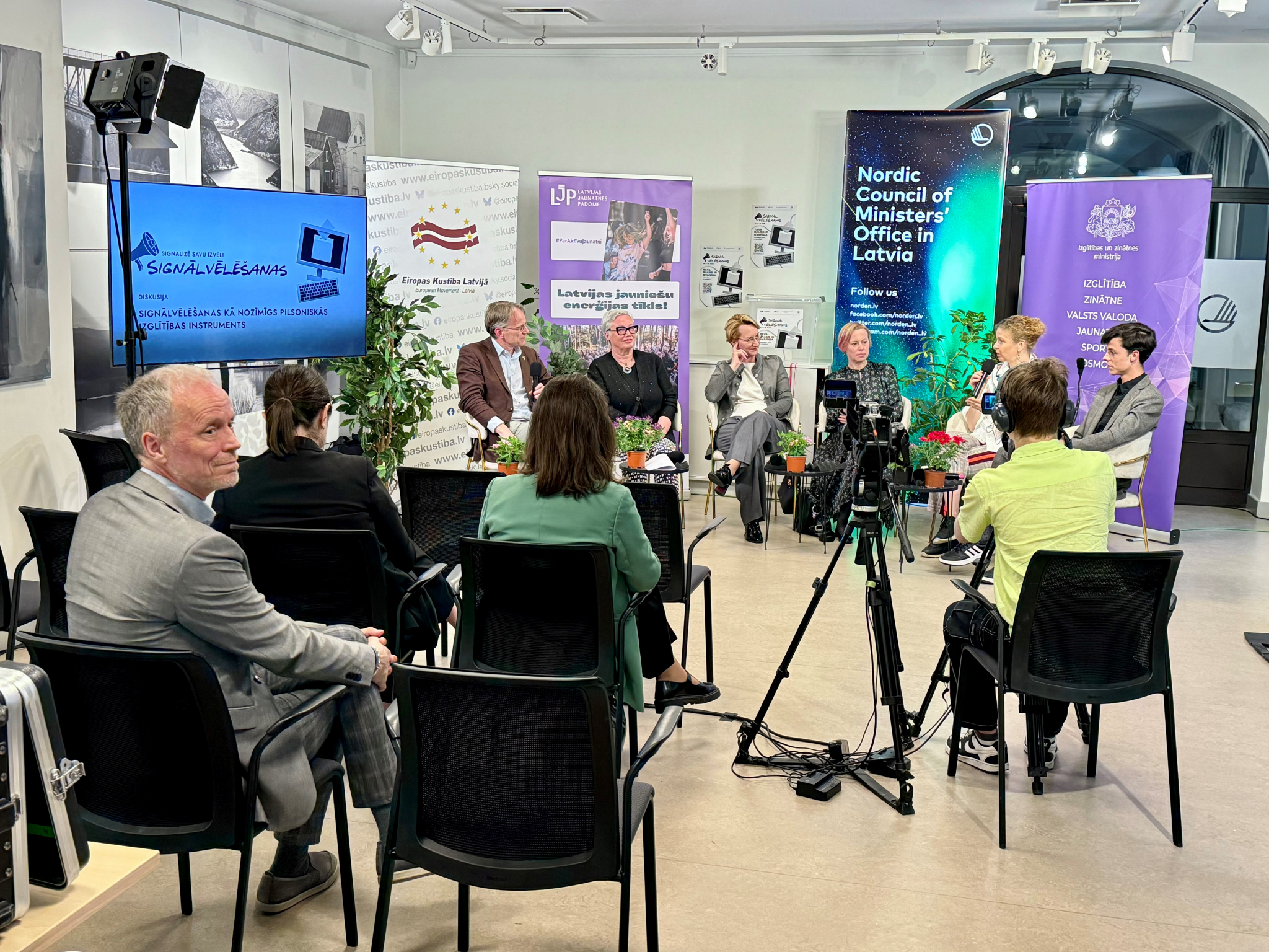 Signālvēlēšanu rezultātu paziņošana un ekspertu diskusija