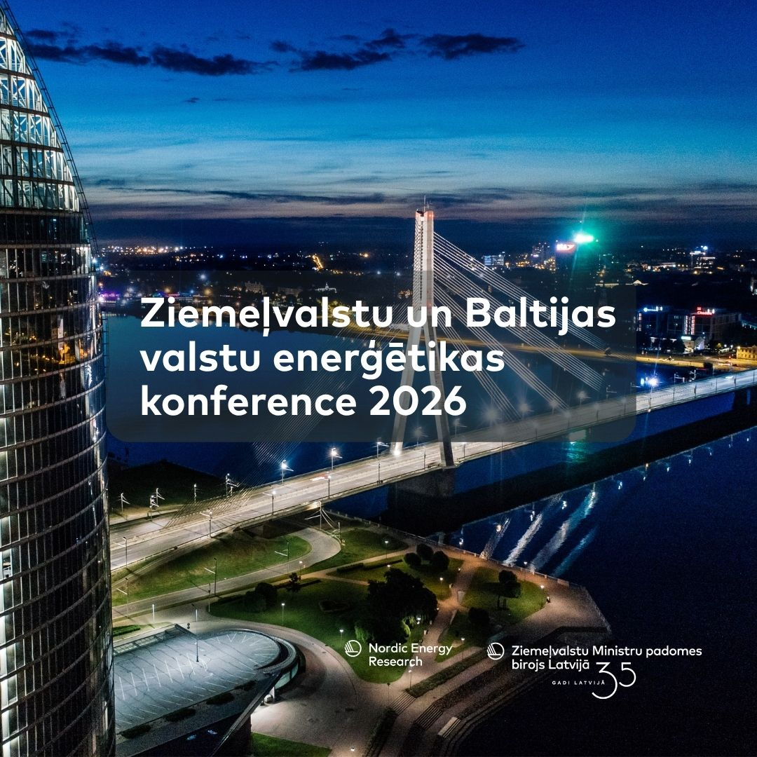 Ziemeļvalstu un Baltijas valstu enerģētikas konference 2026