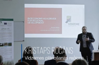 Bioeconomy as a driver for regional development by Kristaps Rocans in Vidzeme Planning Region