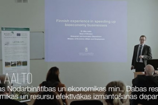 Finnish experience in speeding up bioeconomy businesses by Mika Aalto, Ministry of Employment and the Economy, Finland
