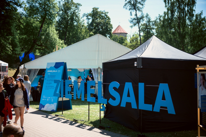 Joint Nordic tent at Conversation Festival LAMPA 2023